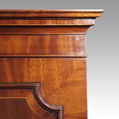fig 2. George III mahogany linen press