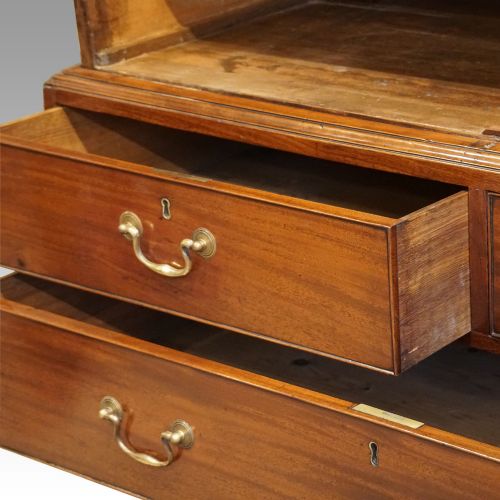 fig 5. George III mahogany linen press