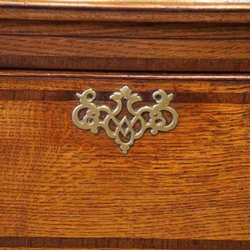 fig 2. Georgian oak cabriole leg dresser base