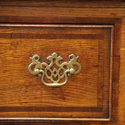 fig 4. Georgian oak cabriole leg dresser base