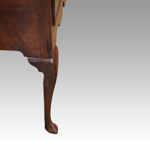 fig 5. Georgian oak cabriole leg dresser base