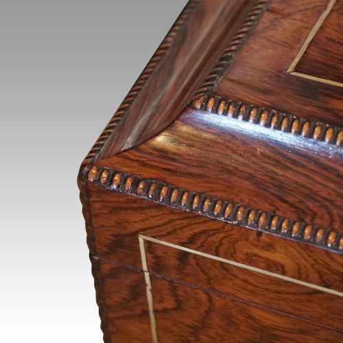 fig 3. Regency brass inlaid worktable