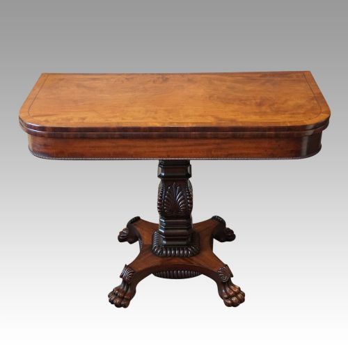 William IV Mahogany Tea Table