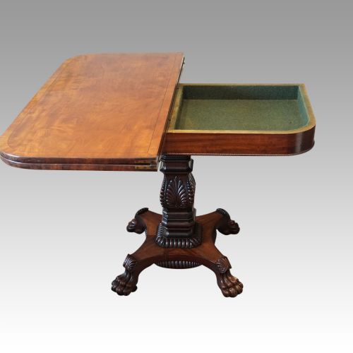 fig 7. William IV mahogany tea table