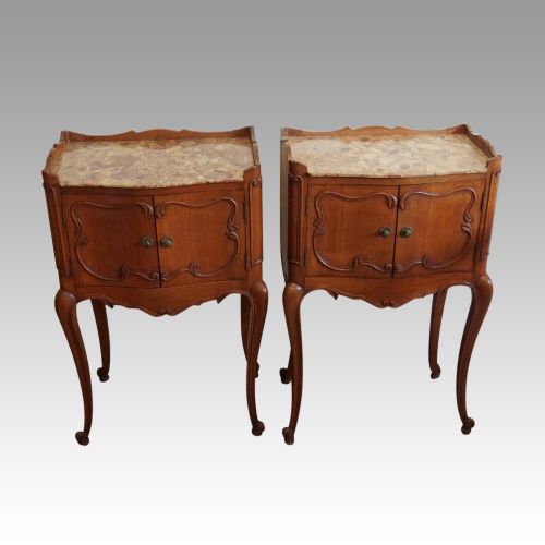 Pair of French Bedside Cabinets