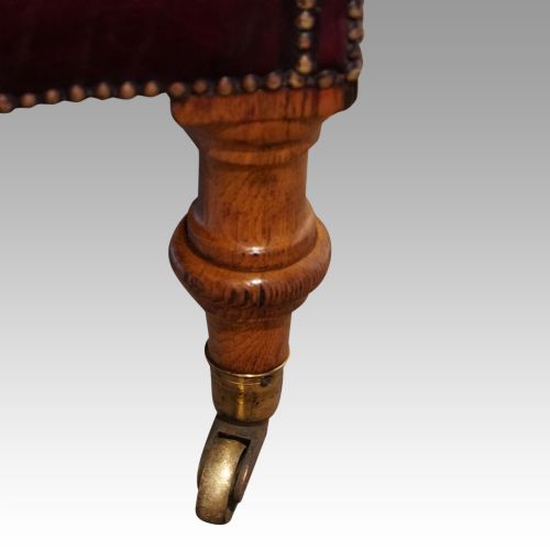 fig 3. Victorian leather reading chair