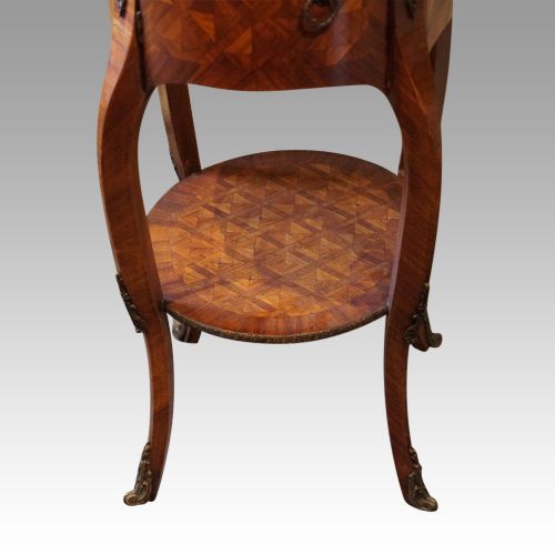 fig 2. Pair of Continental parquetry oval cabinets