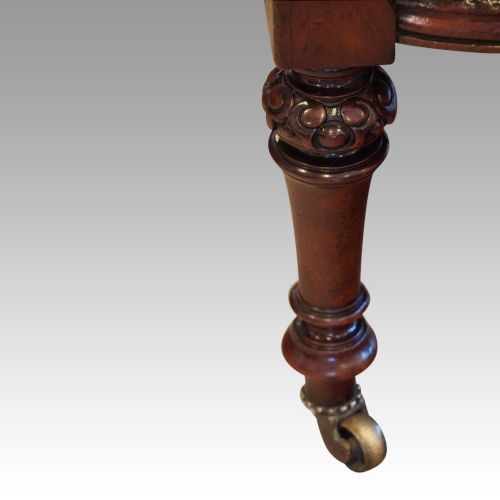 fig 5. Victorian leather library desk chair