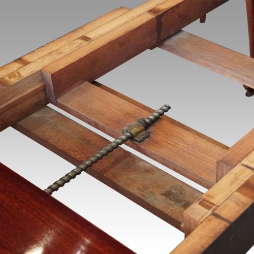 fig 3. Edwardian mahogany extending dining table