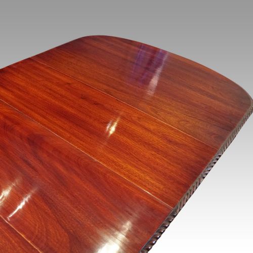 fig 8. Edwardian mahogany extending dining table