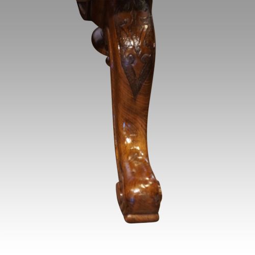 fig 2. Victorian inlaid walnut kidney desk