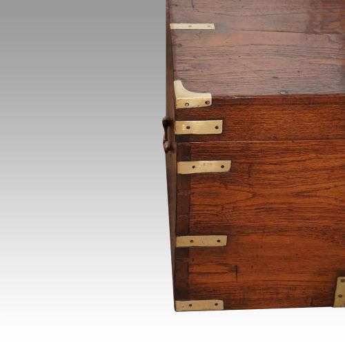 fig 2. Victorian brass bound military chest