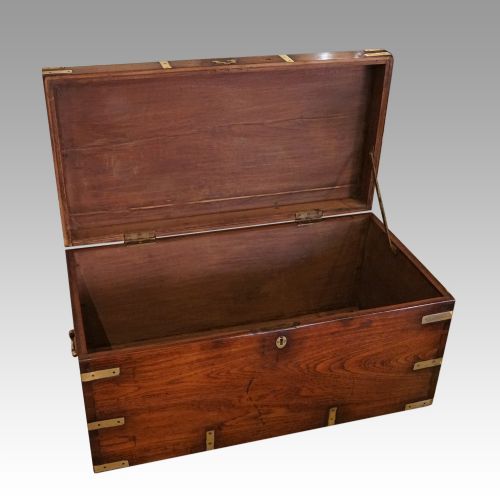 fig 3. Victorian brass bound military chest