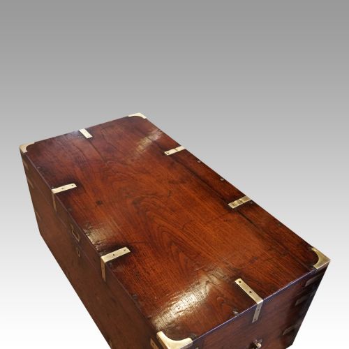 fig 5. Victorian brass bound military chest