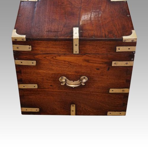 fig 6. Victorian brass bound military chest