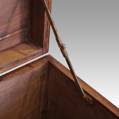 fig 7. Victorian brass bound military chest