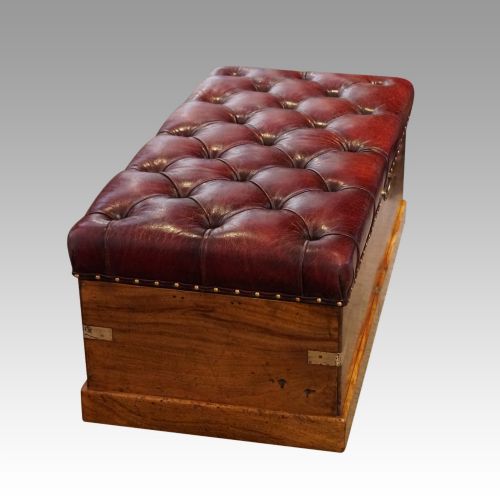 fig 1. Victorian Camphorwood ottoman