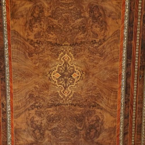 fig 3. Victorian inlaid walnut side cabinet