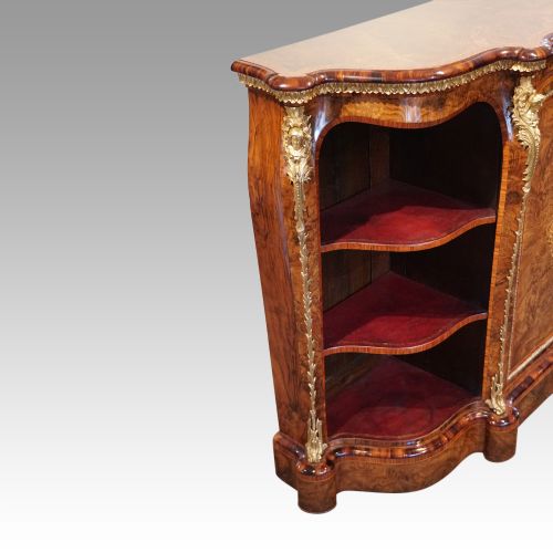 fig 6. Victorian inlaid walnut side cabinet