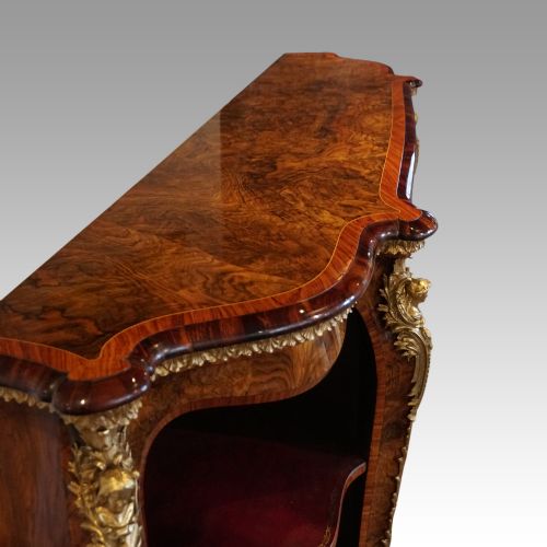fig 7. Victorian inlaid walnut side cabinet