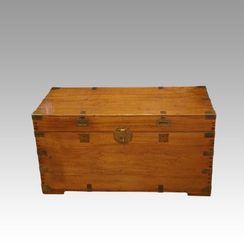 Large Victorian Camphorwood Trunk