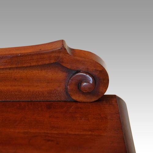 fig 1. Victorian mahogany low cupboard
