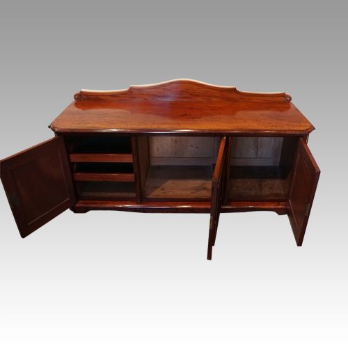 fig 2. Victorian mahogany low cupboard