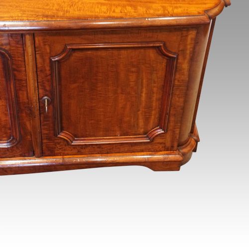 fig 4. Victorian mahogany low cupboard