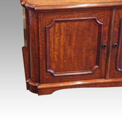 fig 6. Victorian mahogany low cupboard