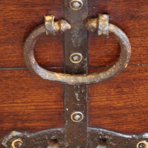 fig 2. Colonial teak iron bound merchant chest