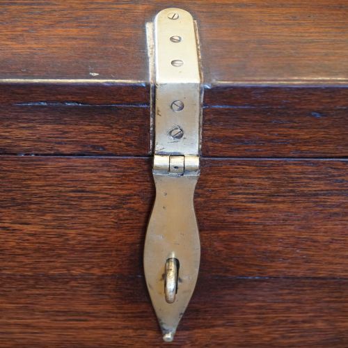 fig 4. Victorian brass bound military chest