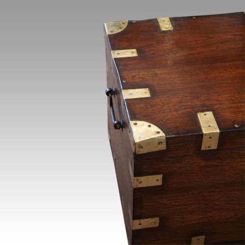 fig 5. Victorian brass bound military chest