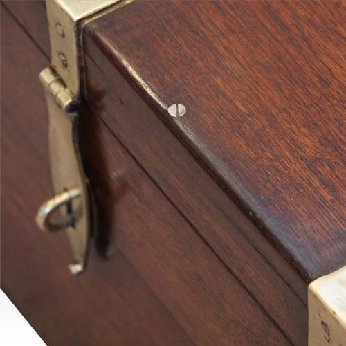 fig 8. Victorian brass bound military chest