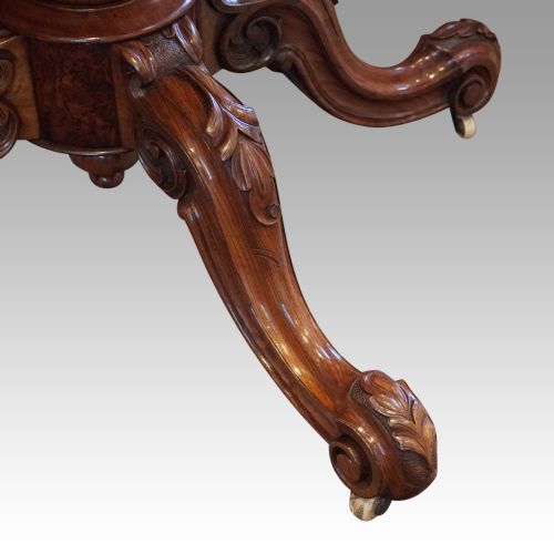 fig 1. Victorian inlaid walnut loo table