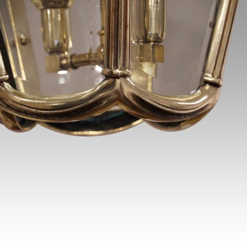 fig 3. Edwardian bronze hall lantern