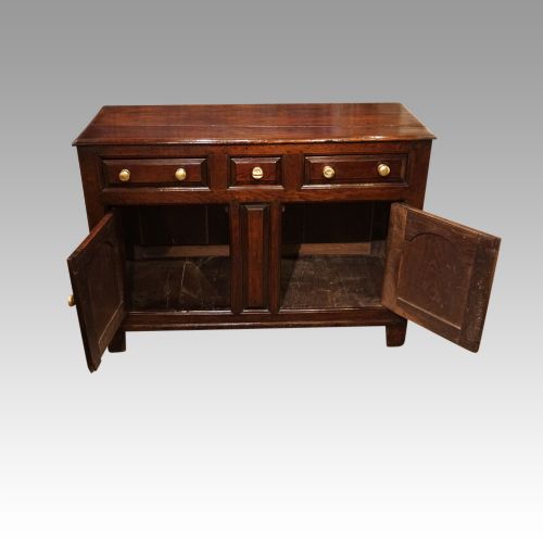 fig 1. Georgian oak dresser base