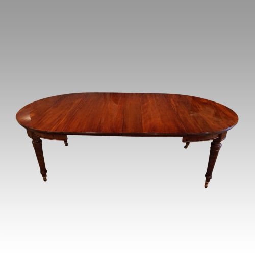 Edwardian Mahogany Circular Extending Dining Table