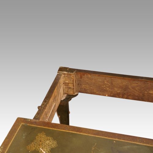 fig 1. Antique chinoiserie card table