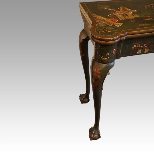 fig 5. Antique chinoiserie card table