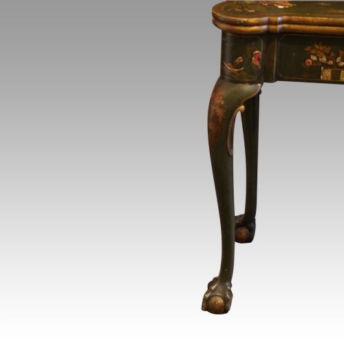 fig 6. Antique chinoiserie card table