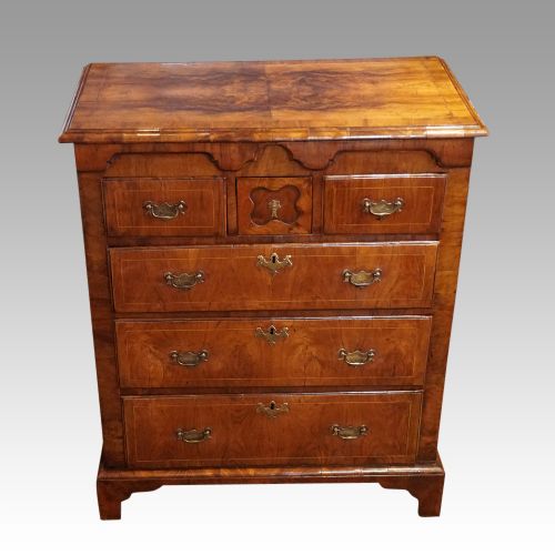 fig 7. George III walnut Norfolk chest