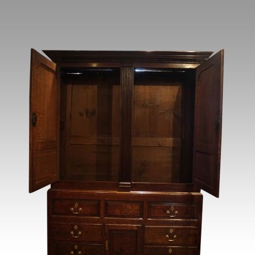 fig 1. George III oak livery cupboard