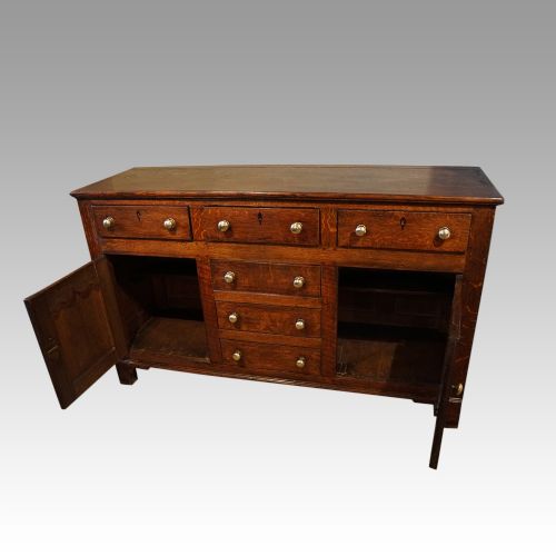 fig 1. Georgian oak dresser base