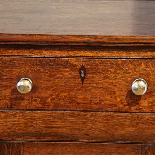 fig 2. Georgian oak dresser base