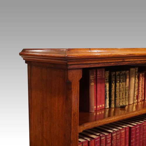 fig 1. Victorian mahogany 2 tier open bookcase