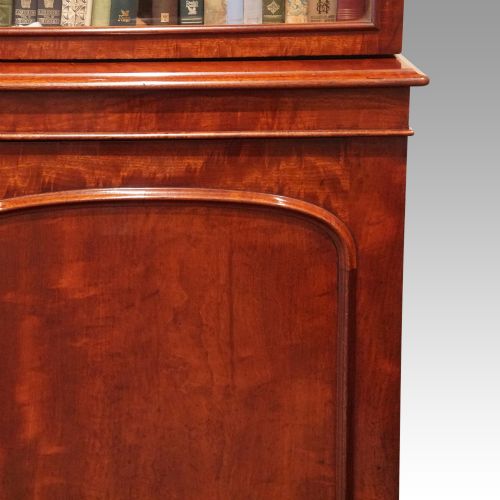 fig 2. Victorian mahogany library bookcase