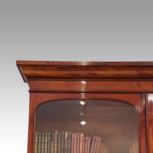 fig 5. Victorian mahogany library bookcase