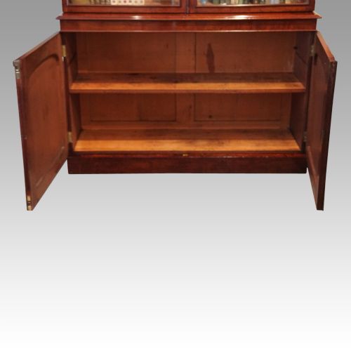 fig 6. Victorian mahogany library bookcase