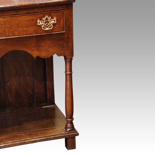 fig 5. Georgian Oak pot board dresser base