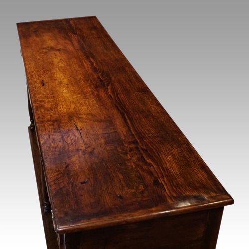 fig 7. Georgian Oak pot board dresser base